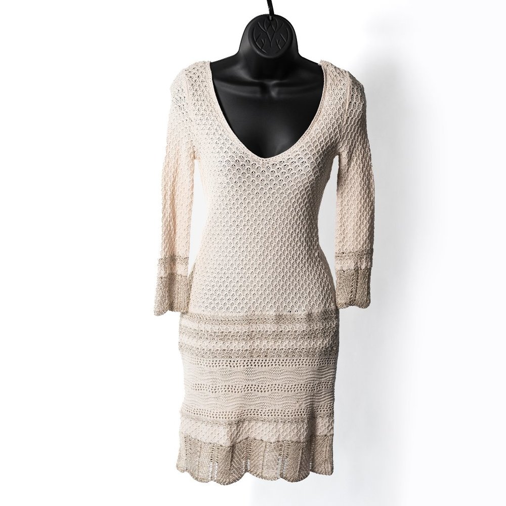Rachel Roy | Knit Sweater Dress | Cream